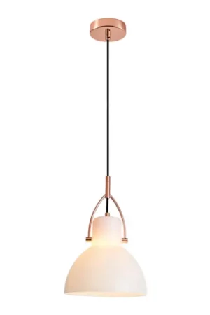 Bestseller Hanglamp aan een koord RACK 1xE27/11W/230V wit/koper