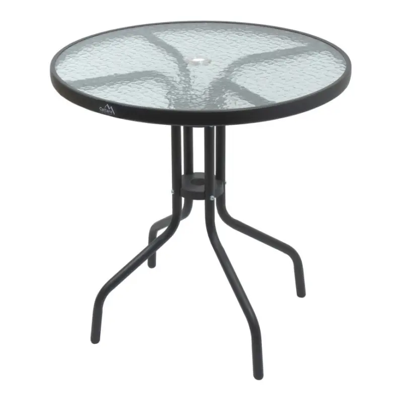 Koopje Tuin Tafel d. 70 cm zwart