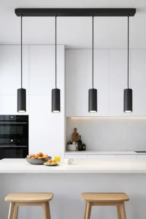 Aanbieding Globo - Hanglamp aan kabel 4xGU10/35W/230V zwart