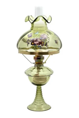 Petroleumlamp JASMÍNA 50 cm bosgroen Op = Op
