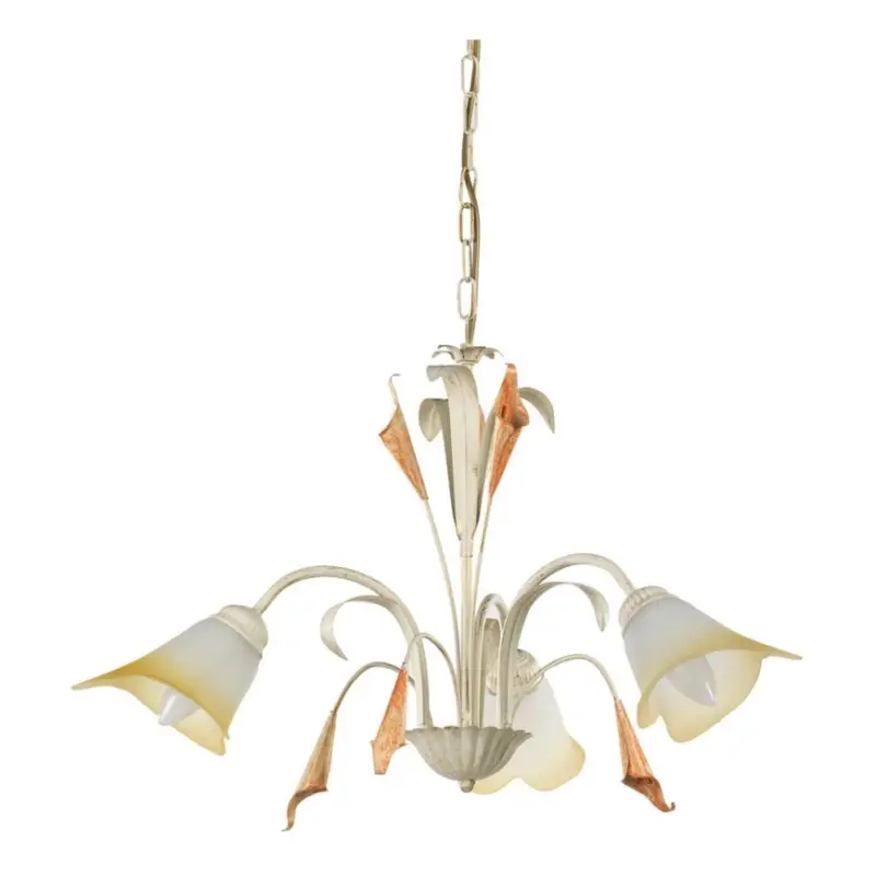 Korting ONLI - Hanglamp aan een ketting LUCREZIA 3xE14/6W/230V crème