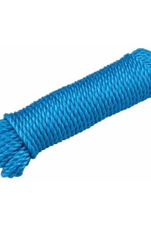 Extol Premium - Nylon spiraalsnoer 6mm x 20m blauw Direct Verzonden