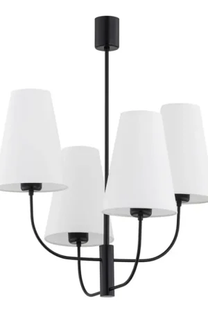 Actieprijs Argon 1822 - Hanglamp SAFIANO 4xE27/15W/230V zwart