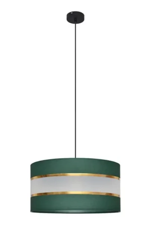 Aanbieding Hanglamp aan een koord HELEN 1xE27/15W/230V diameter 40 cm groen/goud