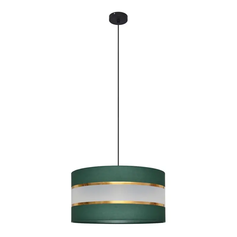 Aanbieding Hanglamp aan een koord HELEN 1xE27/15W/230V diameter 40 cm groen/goud