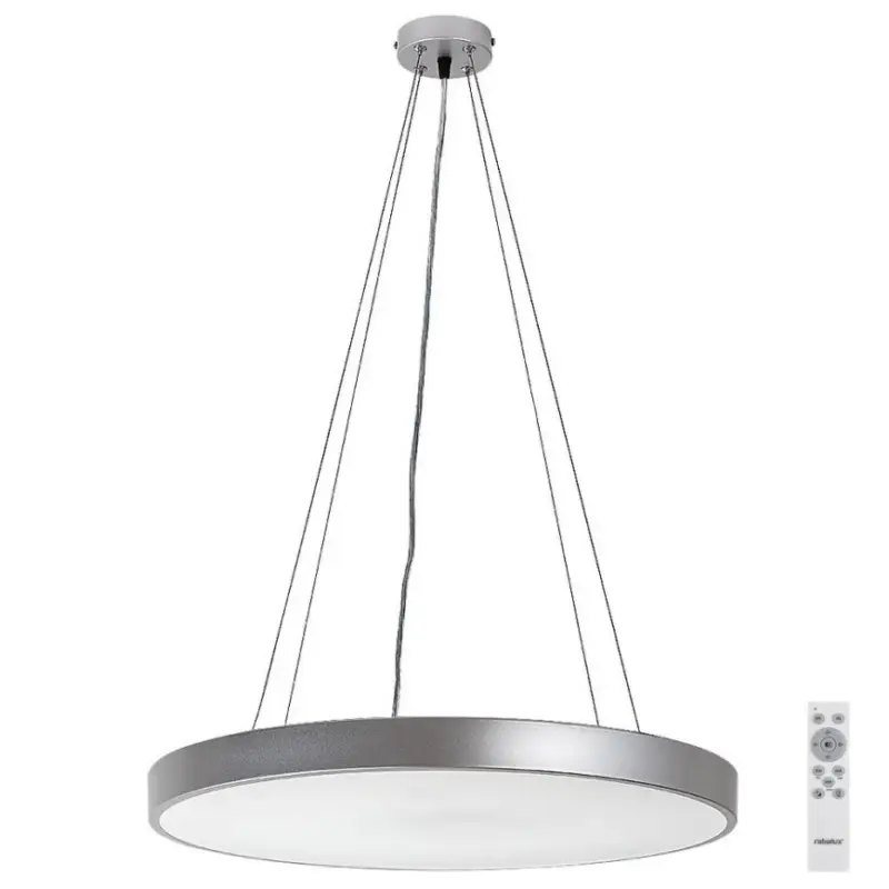 Rabalux - LED dimbare hanglamp aan kabel LED/60W/230V zilver 3000-6000K + afstandsbediening Beperkt Aanbod