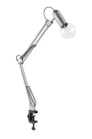 Leuchten Direkt 14773-55 - Tafellamp met klem TURN ME 1xE27/60W/230V mat chroom Weekendaanbieding
