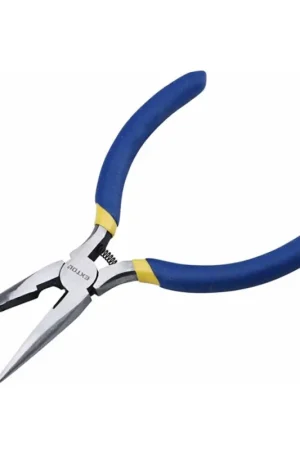 Extol - Halfronde rechte tang met veer 130 mm Direct Beschikbaar