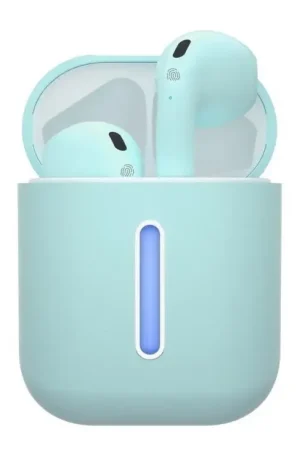 Actieprijs TESLA Electronics - Draadloze koptelefoon 300 mAh + 2x 25 mAh IPX4 turquoise