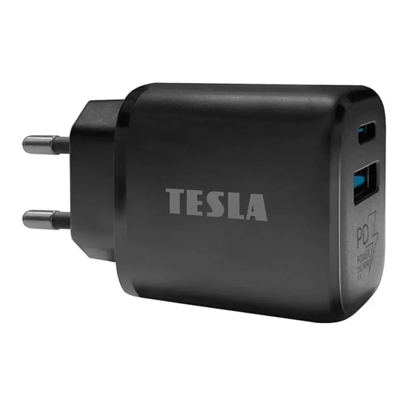 Uitverkoop TESLA Electronics - Adapter voor snel opladen Power Delivery 25W zwart