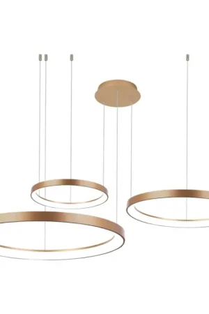 Veilige Betaling Azzardo AZ5026 - Dimbare LED hanglamp aan een koord AGNES LED/120W/230V goud