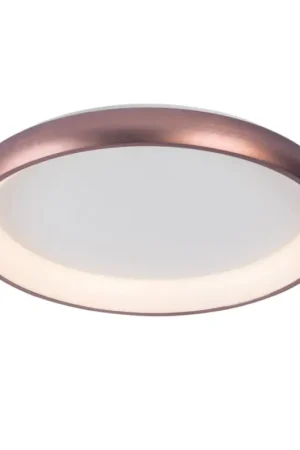 Snelle Levering Azzardo AZ5074 -Dimbare LED Plafondlamp ANTONIO LED/80W/230V bruin + afstandsbediening