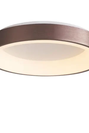 Tijdelijk Beschikbaar Azzardo AZ4990 - LED dimbare plafondlamp SANTANA LED/50W/230V bruin + afstandsbediening