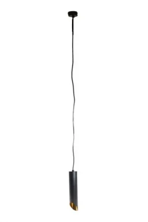 Bestel Nu Hanglamp aan een koord VALDA 1xGU10/60W/230V 132 cm zwart
