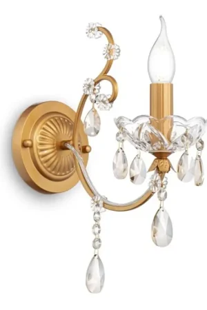 Gecertificeerd Maytoni DIA004-01-G - Wandlamp SEVILLA 1xE14/60W/230V