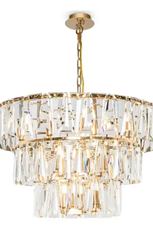 Hoge Kwaliteit Maytoni MOD043PL-18G - Hanglamp aan een ketting PUNTES 18xE14/40W/230V goud