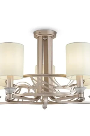 Maytoni H004CL-05BG - Bevestigde hanglamp VITTORIA 5xE14/40W/230V Laatste Kans