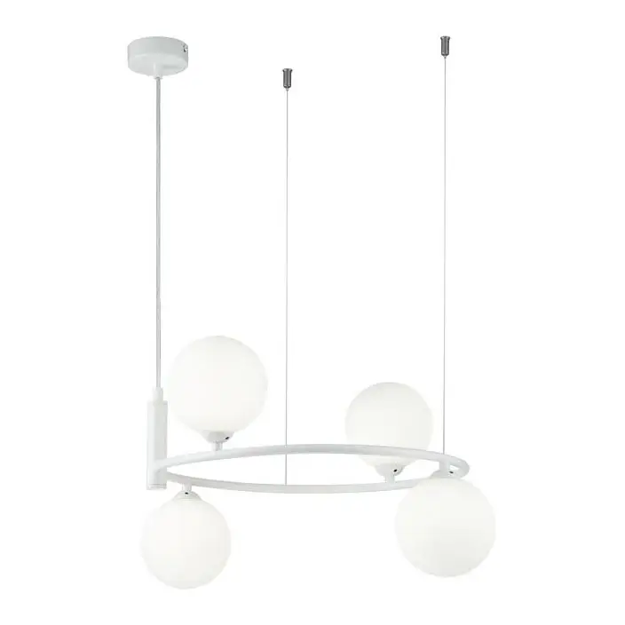 Maytoni MOD013PL-04W - Hanglamp aan een koord RING 4xG9/25W/230V wit Express Levering