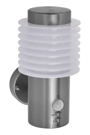 Direct Verzonden Ledvance - LED Wandlamp voor buiten met sensor ENDURA RONDO LED/9,5W/230V IP44 chroom
