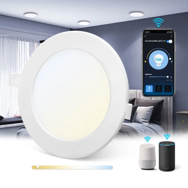 Veilige Betaling Aigostar - Dimbare LED hangende plafond verlichting MESH LED/9W/230V 2700-6500K diameter 14,5 cm