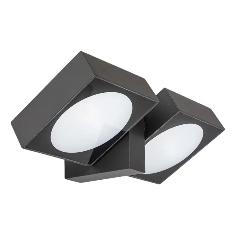 Nu Kopen Rabalux - LED Buiten wall flexible lamp 2xLED/7W/230V IP54 antraciet