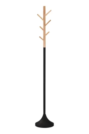 Veilige Betaling Staande kapstok 176x28 cm zwart/beige
