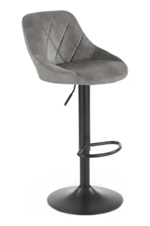 Barkruk 106x47 cm grijs/zwart Beste Prijs