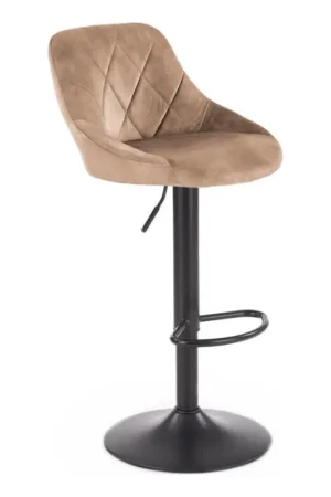Barkruk 106x47 cm zwart/bruin Beperkte Voorraad