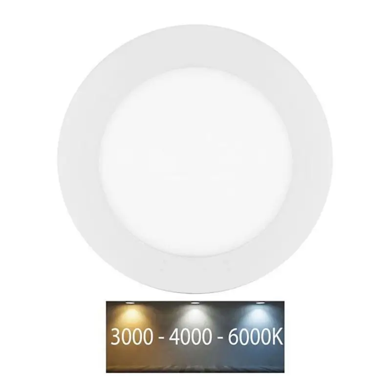 Hangende LED Badkamer plafond verlichting LADA LED/6W/230V 3000/4000/6000K diameter 12 cm IP44 wit Weekendaanbieding
