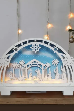 Brilagi - LED Kerstdecoratie LED/2xAA kerststal Gereduceerde Prijs