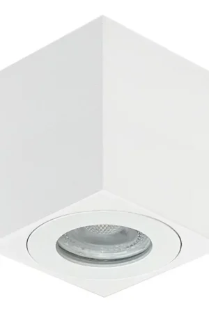Betrouwbaar Emithor 48622 - Badkamer spot ALUX 1xGU10/35W/230V IP44 hoekig wit