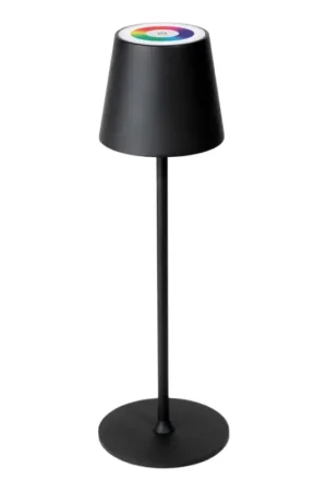 LED RGBW dimbare oplaadbare buitenlamp LED/1,5W/4000 mAh 3000K IP44 zwart Snelle Levering