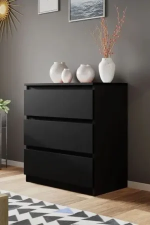 Kastje MALWA 77x70 cm zwart Koopje