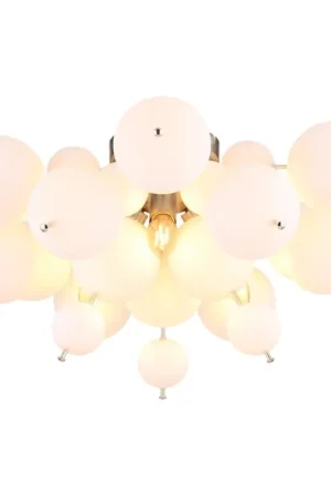 Aanbieding Globo - Bevestigde hanglamp 3xE14/25W/230V diameter 55 cm wit