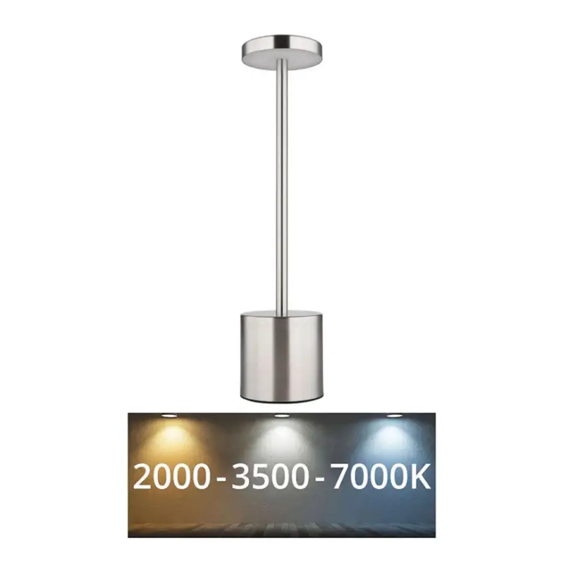Alleen Vandaag Globo - LED dimbare touch tafellamp LED/1,2W/3,7V 2000K/3500K/7000K 1200 mAh USB mat chroom
