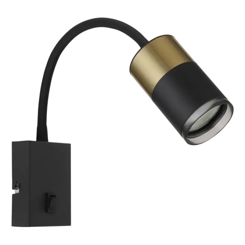Dagaanbieding Globo - Wandspot 1xGU10/25W/230V zwart/goud