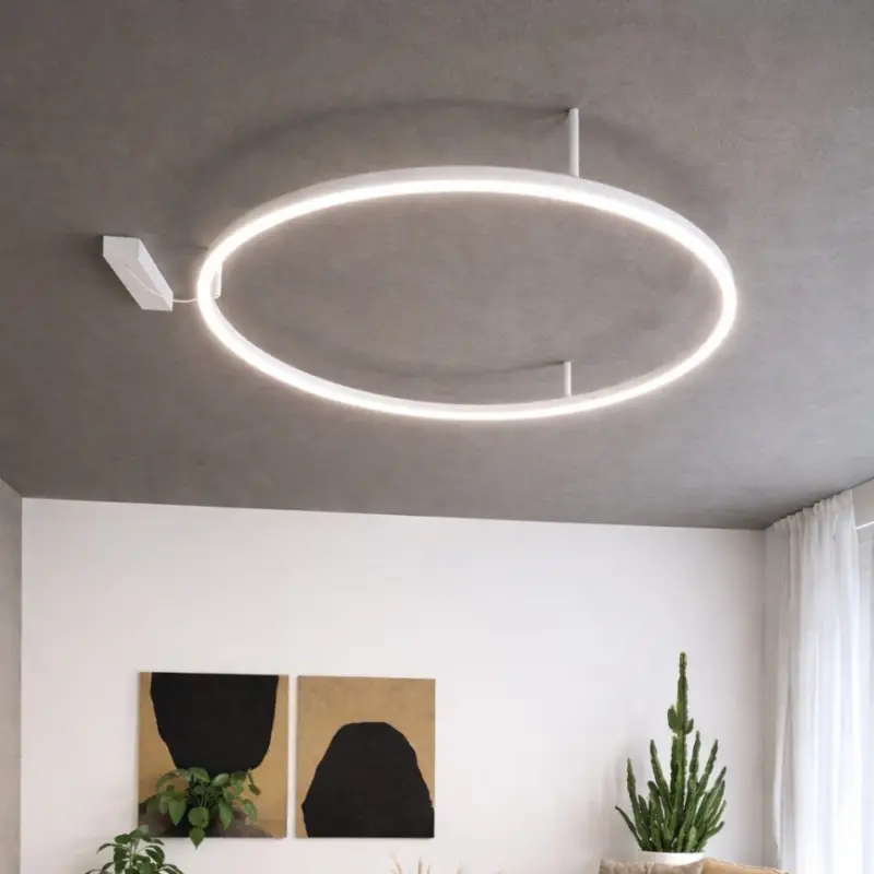 Bestel Nu Ideal Lux - LED-plafondlamp ORACLE SLIM LED/53W/230V 3000K CRI 90 Ø 90 cm wit