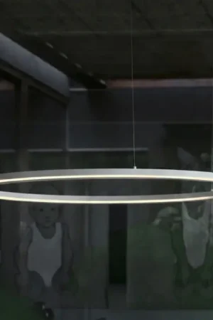 Ideal Lux - Dimbare LED-hanglamp aan kabel ORACLE SLIM LED/28W/230V 3000K CRI 90 Ø 50 cm wit Meest Verkocht