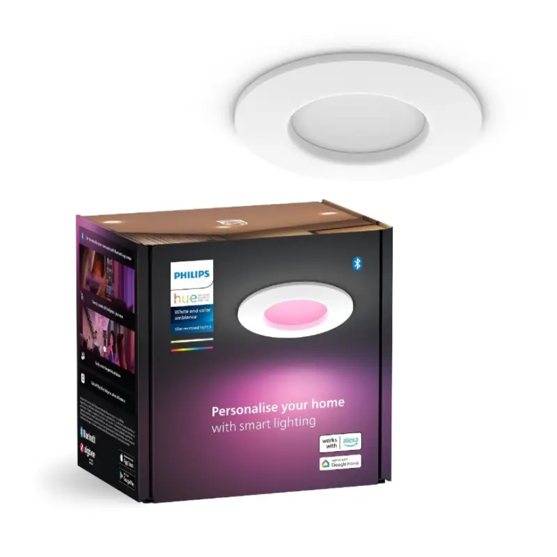 Philips - LED RGBW Dimbare en hangende badkamer verlichting Hue SLIM LED/8,3W/230V 2000-6500K IP44 wit Snelle Levering