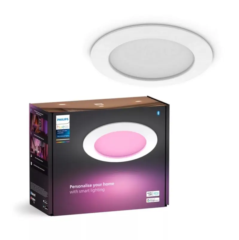 Philips - LED RGBW Dimbare en hangende badkamer verlichting Hue SLIM LED/12W/230V IP44 2200-6500K Actieprijs
