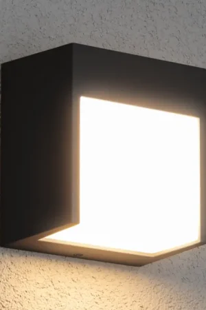 Alleen Vandaag Brilagi - LED Wandlamp voor buiten TERNI LED/12W/230V antraciet IP44