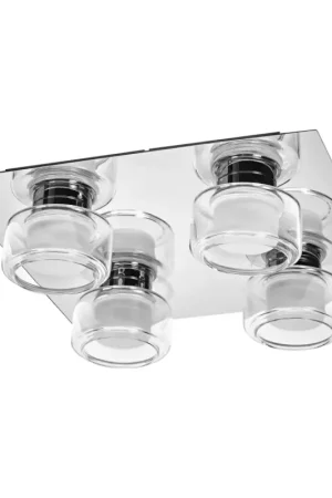 Aanbieding Ledvance - LED Badkamer plafondlamp ORBIS FLAME 4xLED/5,5W/230V 3000/4000K IP44 chroom