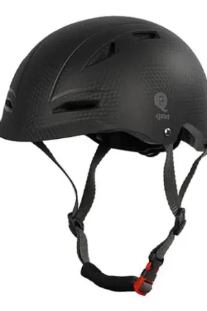 QPlay - Kinderen helm MANBO size M zwart Gereduceerde Prijs