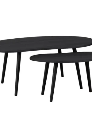 Direct Verzonden Eglo - SET 2x Zijtafel zwart