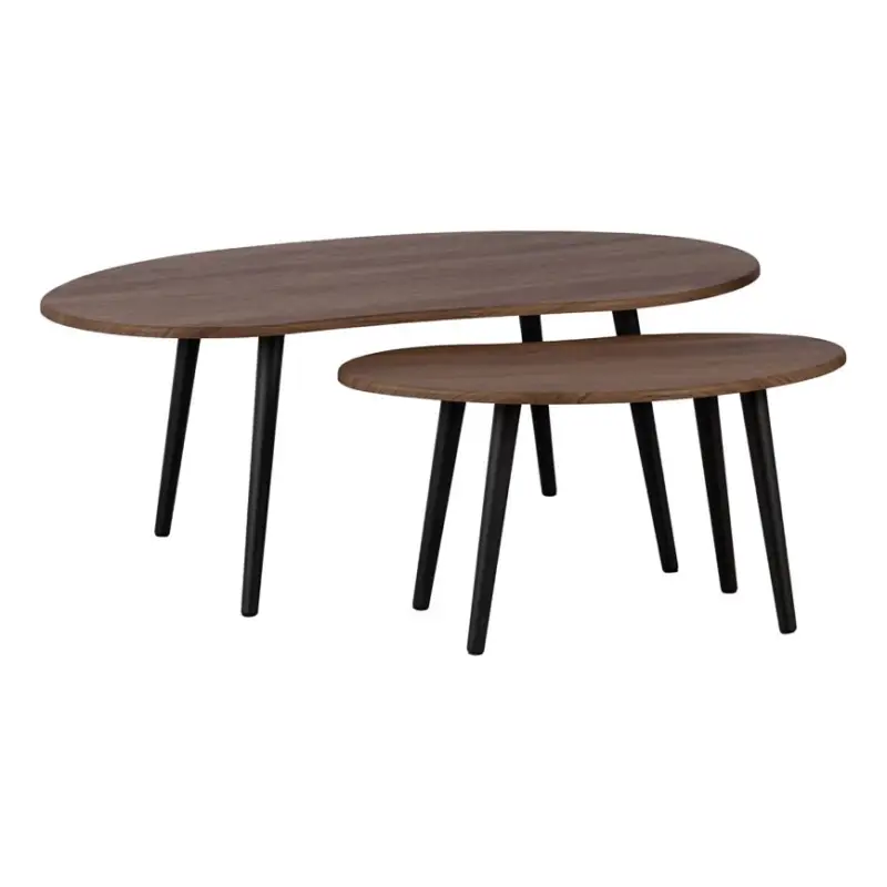 Eglo - SET 2xZijtafel bruin Goedkoop