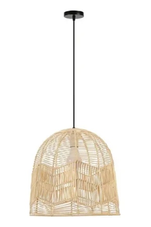 Aanbieding Hanglamp aan een koord PELO 1xE27/40W/230V diameter 50 cm rotan