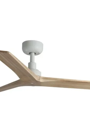 Actieprijs FARO 34281 - Plafondventilator KLIM S grenen/wit diameter 92,5 cm + afstandsbediening