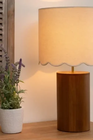 Atmosphera - Tafellamp VANIA 1xE27/40W/230V grenen Bestel Nu