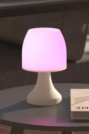 Atmosphera - LED RGB Buitenstaande Tafellamp DOKK LED/3xAAA 19,5 cm IP44 Goedkoop
