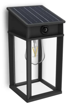 Philips - LED Solar Wandlamp met bewegings- en schemersensor GERI LED/3,2W/3,7V 2600 mAh 4000K IP44 Favoriet